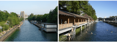 Sommer am Oberen Letten in Zürich 