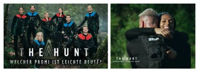 Serkan Yavuz und Kandidaten von The Hunt im bulgarischen Wald