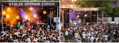 Sommerliche Atmosphäre am Stolze Openair