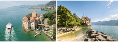 Schloss Chillon – märchenhafte Schlossansicht