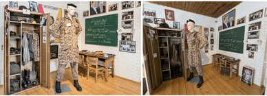 Arnold Schwarzenegger Museum: Militärzeitim Raum dargestellt