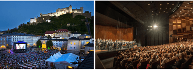 Das bekannte Salzburger Festspiele (Österreich)