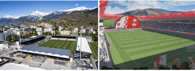 Stade de Tourbillon, Sion, Schweiz