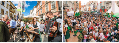 Aufsteirern in Graz, Österreich