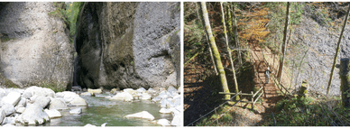 Die Räbloch-Schlucht im Naturpark Emmental