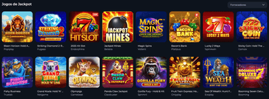 Jackpots no casino Winorio