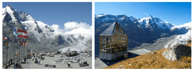 Kaiser-Franz-Josefs-Höhe - Blick auf Großglockner und Gletscher