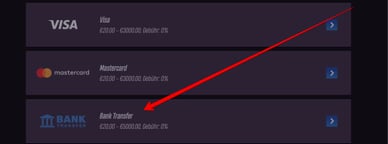 Online Casino Bank Transfer