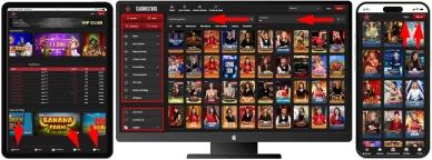 Nawigacja kasyna online CasinoStars PL Układ strony i nawigacja