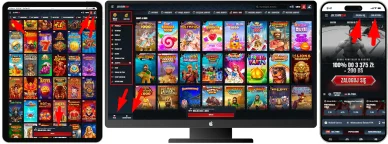 Układ strony i nawigacja Strony i nawigacja w kasynie online Glorion