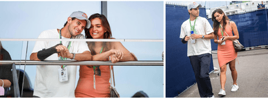 Dominic Thiem mit seiner Freundin Lili Paul-Roncalli