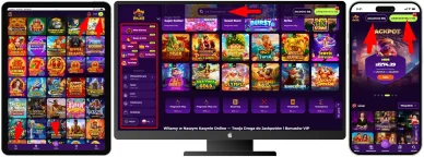 Układ strony i nawigacja w Viva Jack Casino Polska