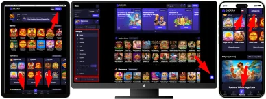Układ strony i nawigacja Strona internetowa Sierra Casino i nawigacja
