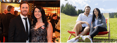 Stephanie Venier mit ihrem Ehemann Christian Walder 