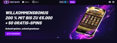 FastSlots DE 200% Bonus
