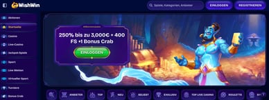 Das neue Online-Casino akzeptiert spanische Spieler – WishWin Casino