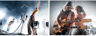 Bilderbuch Band, Live-Auftritt