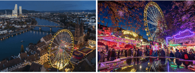 Basler Herbstmesse - Fahrgeschäfte und Jahrmarktstimmung