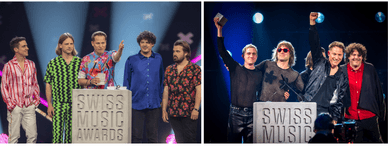 Auszeichnungen von Hecht bei den Swiss Music Awards