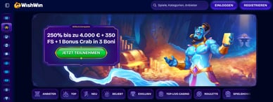 WishWin Online Casino DE mit Plinko