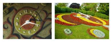 Die berühmte Blumenuhr