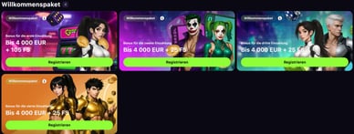 Willkommensbonus bei GameSpot Casino