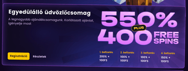 iWild kaszinó üdvözlő bónusz 