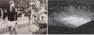 Swiss Indoors Basel - historische Aufnahmen des Tennisturniers