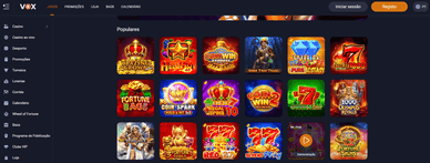 Os melhores slots no Vox Casino 38