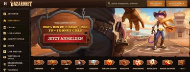Dazardbet Casino DE 250% Bonus
