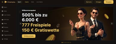 DreamPlay Casino 500% Bonus