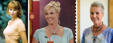 Sonja Zietlow bei verschiedenen RTL-Auftritten im Laufe ihrer Karriere