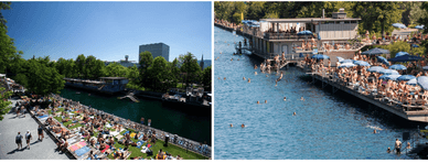 Sommertag am Oberen Letten Sommertag am Oberen Letten, Zürich