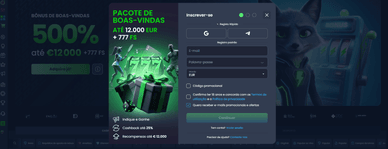 Registo e login na Mega Bet para os portugueses