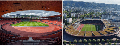 Letzigrund – Stadion in Zürich, Schweiz 