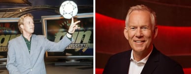 Johannes B. Kerner jung als Sportmoderator und später bei ZDF-Sendungen
