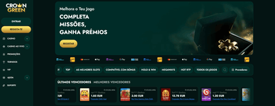 Site oficial do CrownGreenCasino em português