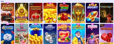 Spielautomaten im Casino mit Wero