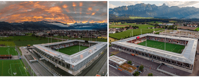 Visana Stadion, Thun, Schweiz
