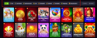 Glücksspiele im Drakaris Casino