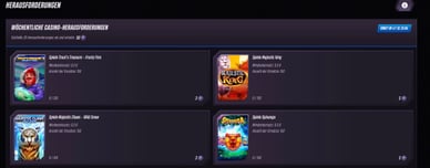 Herausforderungen Casino