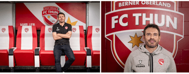 Gian-Luca Privitelli als Trainer des FC Thun 