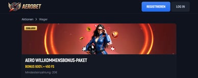 Aerobet Casino 600% Bonus
