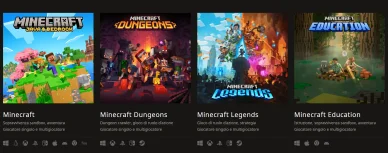 Minecraft Legends та Minecraft Dungeons Minecraft download