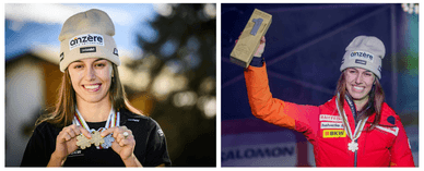 Malorie Blanc zusammen mit ihren Auszeichnungen