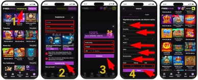 Rejestracja w kasynie FreeSpinz