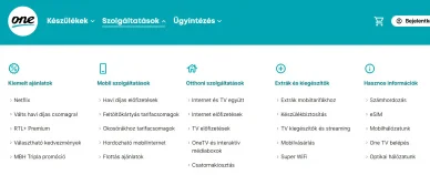 One szolgáltatások