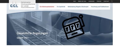 Webseite Glücksspielstaatsvertrag