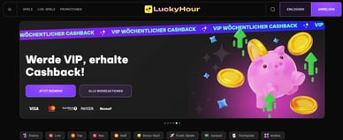  LuckyHour Casino DE 150% Bonus