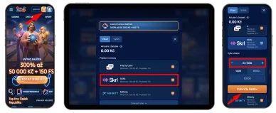 Jak provest Skrill vklad do online kasina Jak provést vklad přes Skrill